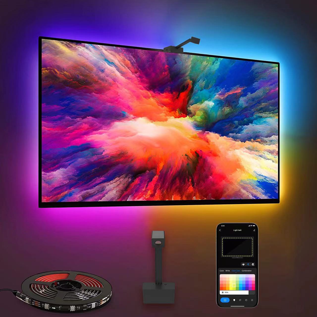 Ambilight 55"-Plongez dans vos films et jeux