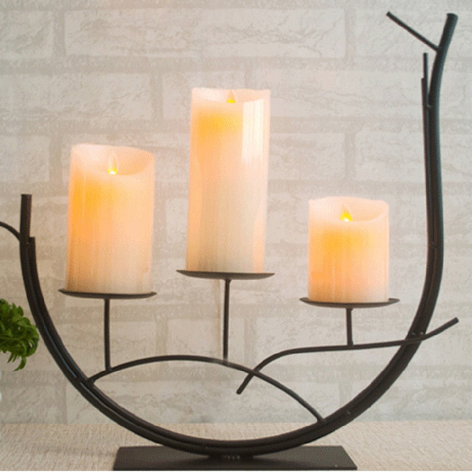 Bougie LED sans flamme avec télécommande- Décoration lumineuse à pile