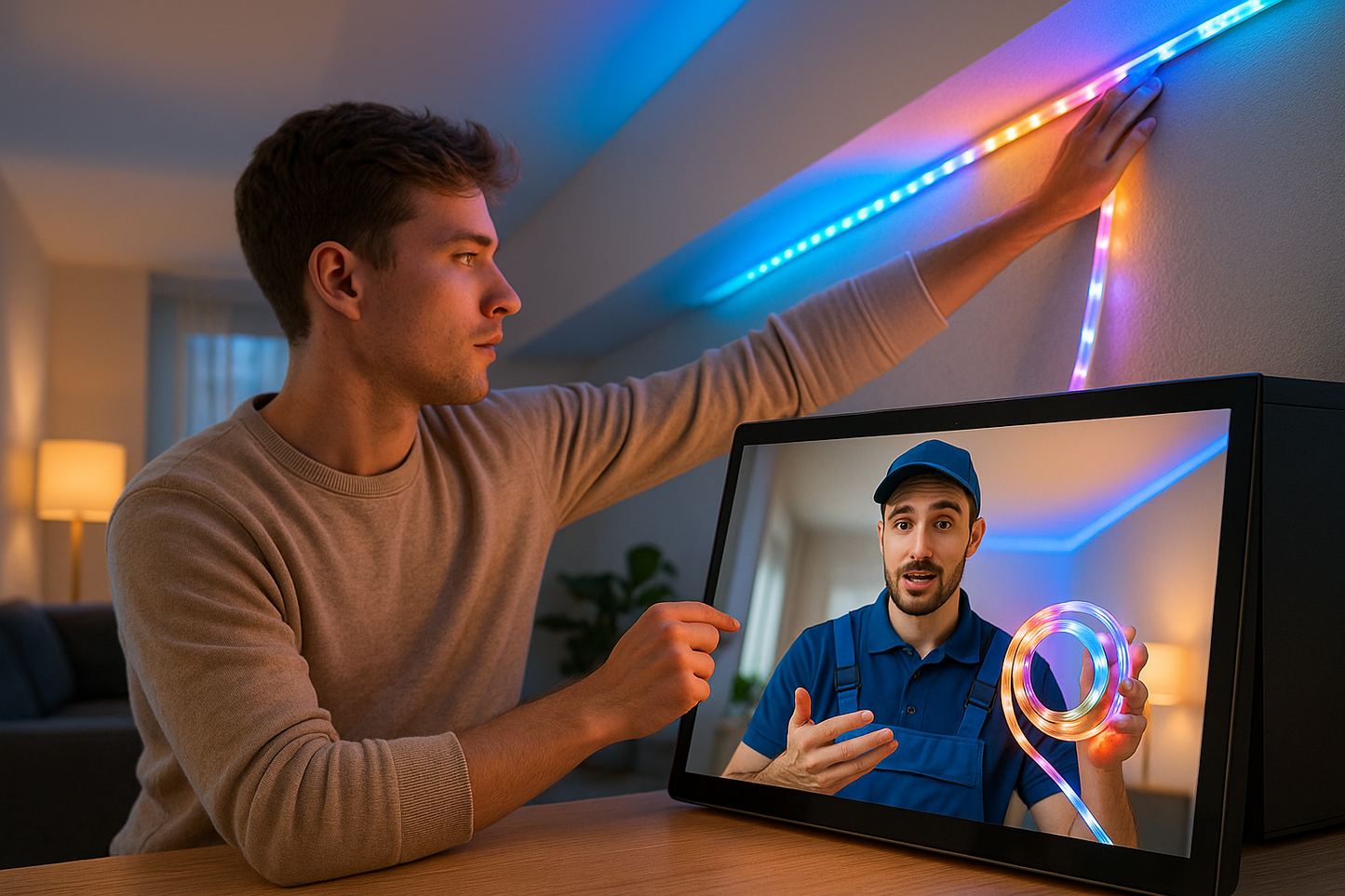 Assistance Installation LED Premium 60 min– Appel personnalisé avec un expert Giraudo Lighting